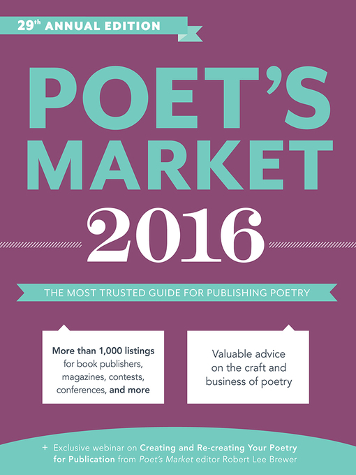 Title details for Poet's Market 2016 by Robert Lee Brewer - Available